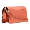 Coach Beat 21 Leather Flap Detachable Shoulder Strap Handheld Crossbody Bag Small Women Bags Light-Coral 4763-B4NOH