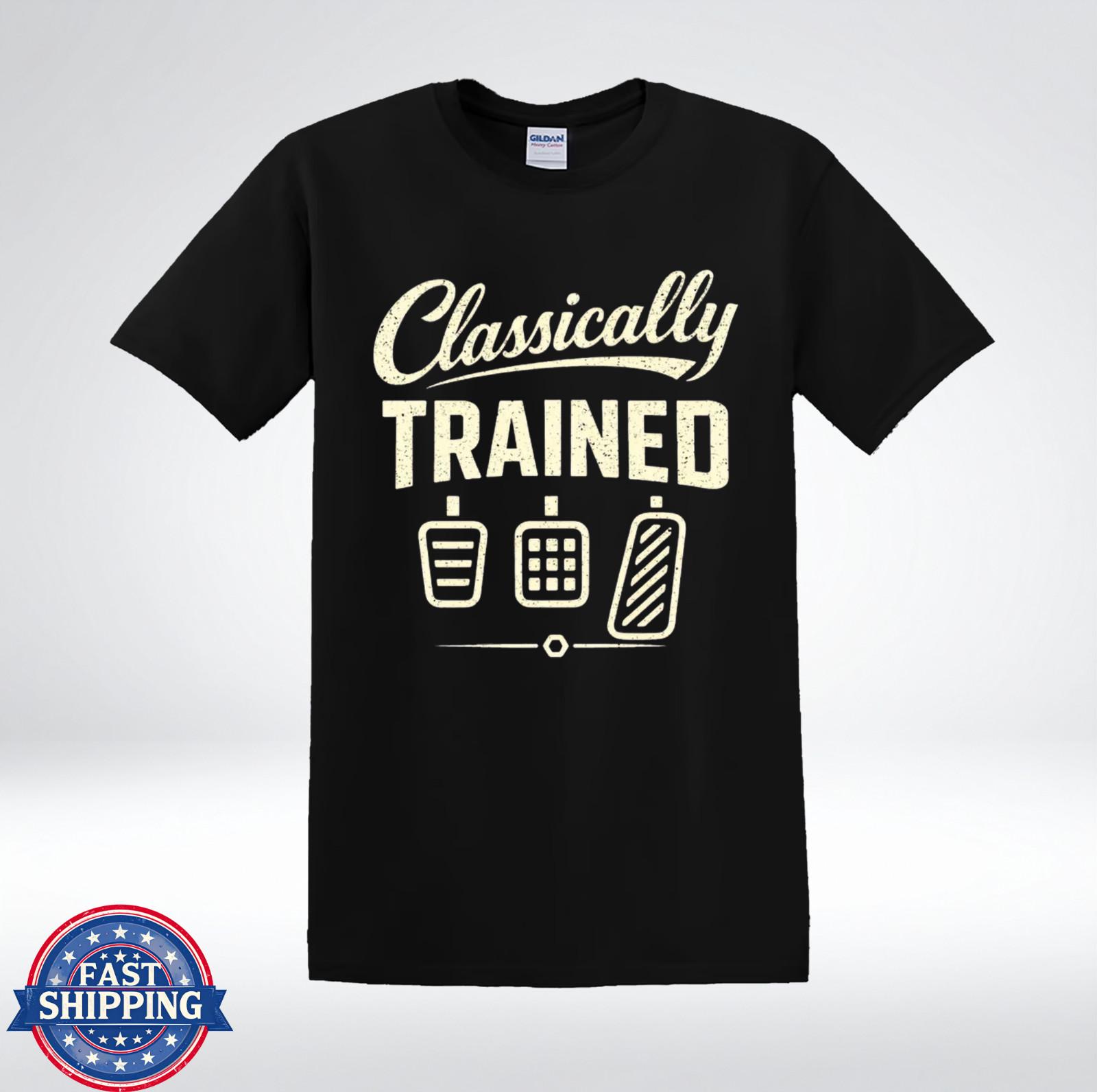 Classically Trained Geek Shirt Retro STEM Math Humor T-Shirt M