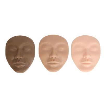 3 Colors Tattoo Practice Skin Head 5D Face Head Semi Permanent Makeup Microblading Training Skin
