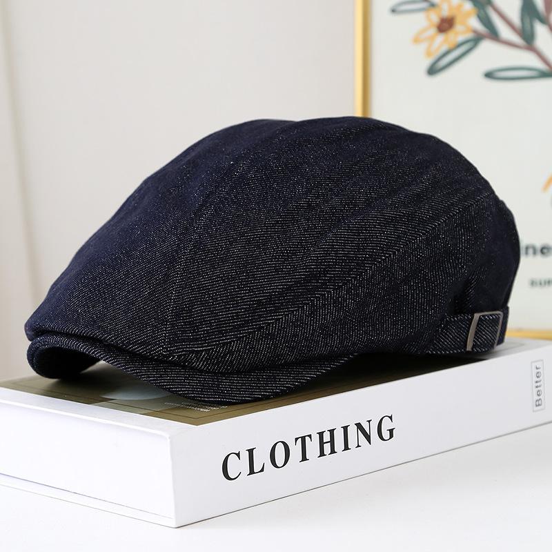Spring and Autumn retro simple forward hat fashion British style newsboy hat street art elegant versatile cap