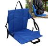 Foldable Stadium Seat Cushion Foam Bleacher Chair with Back Support Carry Handle for Sports Events Beach