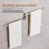 Stainless Steel Bathroom Rotatable Towel Rack Bathroom Pendant Free of Punching Multi-Pole Towel Rack Bath Towel Rack Towel Rack