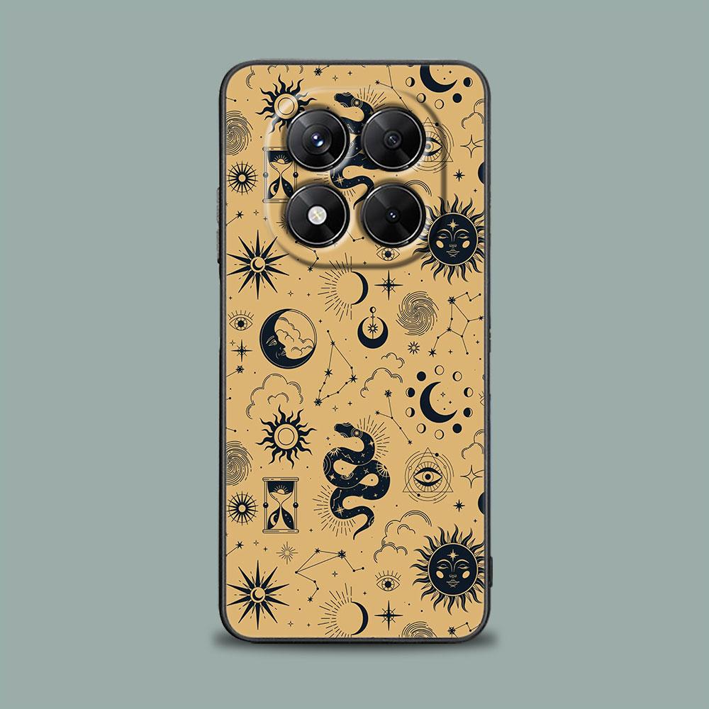 Handyhülle für Xiaomi Redmi 15C 14C 12C 13C Redmi Note 15 14 13 12 11 10 Pro Plus 12S Hülle Sonne Mond Tarotkarte Astrologie Magie