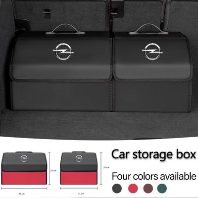 Úložný box do auta Víceúčelová kožená organizér taška Vnitřní vybavení auta Pro Corsa D Astra Insignia Mokka Adam Combo OPC H G J C A DX