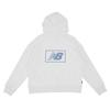 Sweat NB Essentials Americana Sweat Hoodie WT33512 SAH Salt L [New Balance] Women's (Sea Heather)