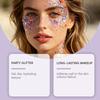Face and Body Glitter Gel Long Lasting Shine Suitable for Party Use Water Resistant Cosmetic Gel 50g Tube