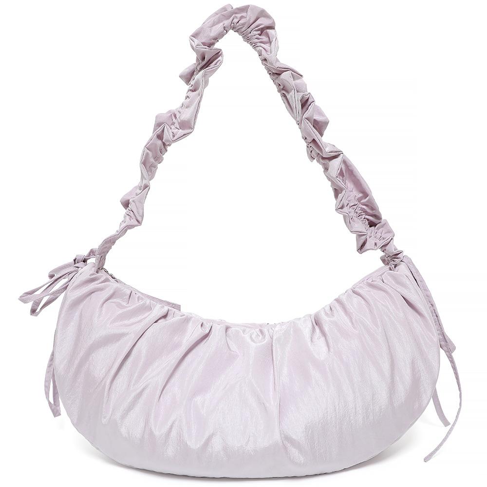 2026 Nuova Borsa a Cuscino Stile Coreano per Ragazze Design di Nicchia Borsa a Spalla Sottobraccio Borsa a Mano Quotidiana Borsa a Tracolla in Nylon Per Ragazza Giovane