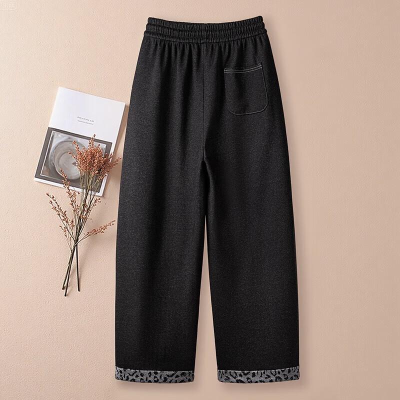 Cypress House Women's Color-Block Drawstring High-Waist Wide-Leg Casual Pants