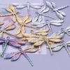 6Pcslot Animal Flying Dragonfly Pendant Jewelry Making Bulk Charms Accessories For Womenmen Pendant Diy Necklace Earring Charm