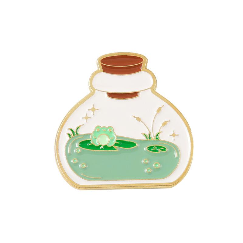 Eyecatching Frog Series Brooch In Alloy Material For Unique Personality And Fashion Style