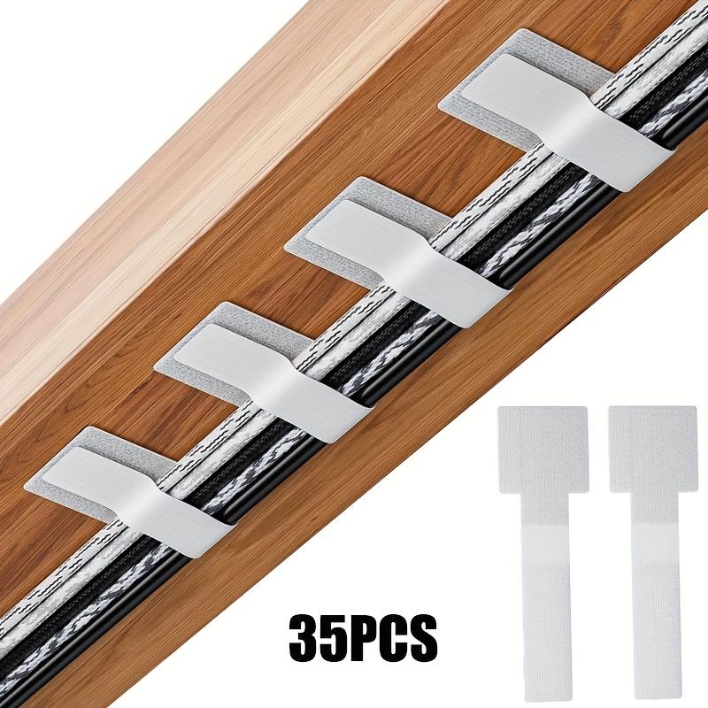 Multifunctional Reusable Cable Storage Boxs Sticker Desk Organizing Adjustable Cable Holder Organizer Desktop Management Belt