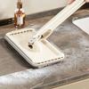 Multi-function Hands-Free Mini Mop with Scraper Portable Face Towel Small Mop Plastic Stickable Handheld Clean Mop Home