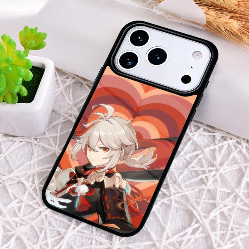 Genshin Impact Kaedehara Kazuha print Phone Case for iPhone 17 Air 16 15 11 12 14 13 Pro Max Shockproof Cover