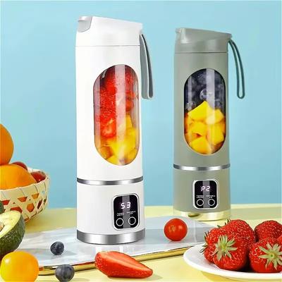 Neue tragbare USB-wiederaufladbare Saftpresse Tasse Multifunktionaler Obstmixer für Studenten Zuhause Reisen