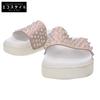 [Beautiful Condition] Spike Studs Shower Sandals/ Shoes 36.5 Beige / whiteUsed
