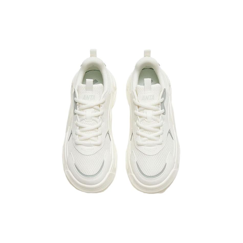 Anta Rabbit Shoes Casual Shoes Thick Sole Height Increasing Shock Absorption Non-Slip Wear-Resistant Low-Top Lifestyle Casual Shoes 922328816-1