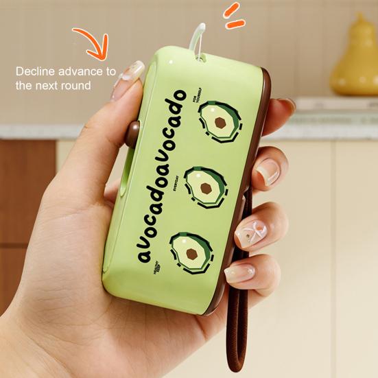 Automatic Pop-Up Dental Floss Dispenser, Refillable Floss Pick Holder Case, Portable Floss Holder for Home, Restaurant, Travel