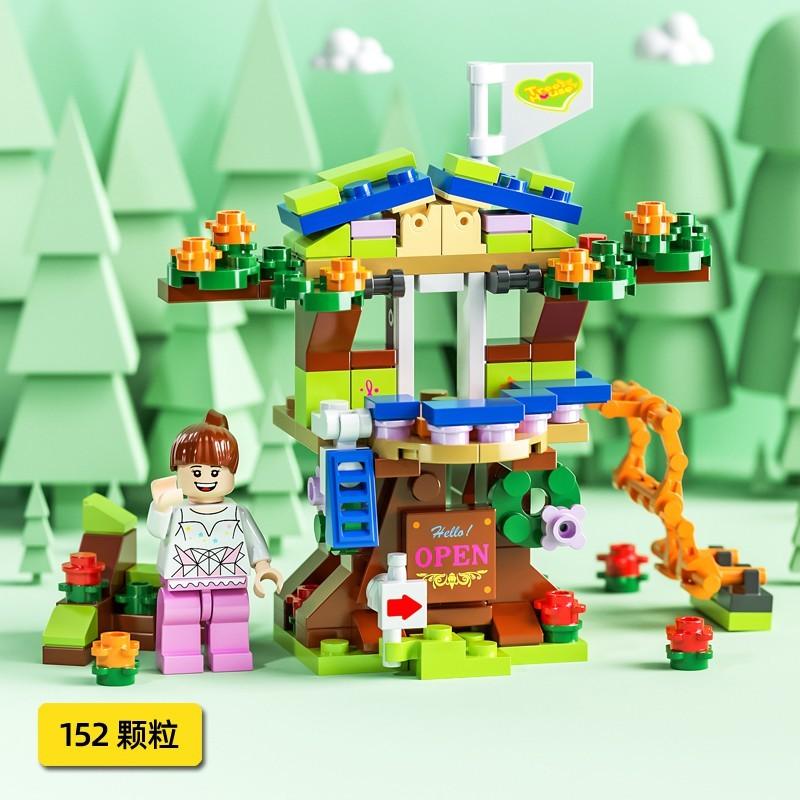 GOTOWY DO WYSYŁKI Mini Lego 6 w 1 Klocki DIY Zabawa edukacyjna dla dzieci Policja Samolot i straż pożarna