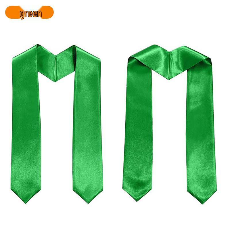 European & American Graduation Stole with Custom Embroidery or Heat-Printed Logo