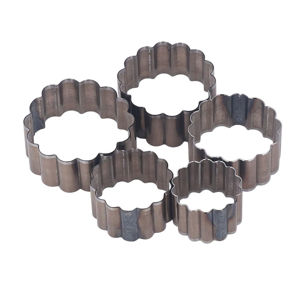 

5PCS Alloy Steel Leather Cutting Dies Set for Leather Craft, Handicrafts, Fabric, Clay