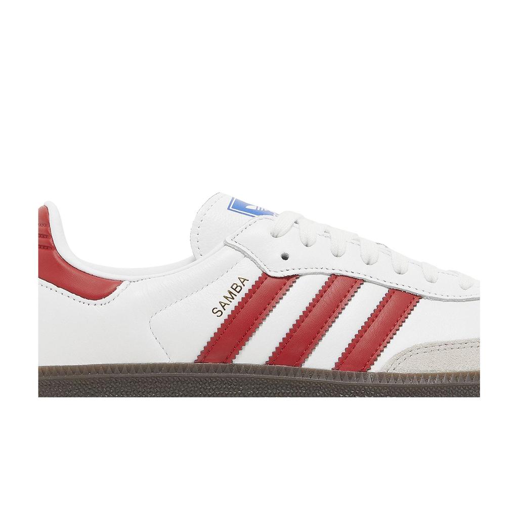 adidas Samba OG 'White Scarlet' (Unisex) Cloud White / Better Scarlet / Supplier Colour German Army Trainers IG1025