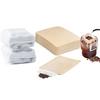 Niesporek Drip Filters, Coffee Filters for 1-2 Cups, 100-Pack, Includes 100 Kraft Paper Coffee Bags, Coffee Filter Paper, Easy To Carry, Perfect for T