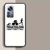Triathlon Swim Bike Run Phone Case For Xiaomi Poco X3 NFC X4 GT M3 M4 M5 M5S X7 X6 X5 F6 Pro F5 F4 Mi F3 F2 Cover TPU Capa Coque