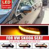 LED Dynamisches Blinkerlicht für VW Passat B6 GOLF 5 Jetta MK5 Passat B5.5 GTI V Sharan Fließendes Wasser Blinker Blinklicht
