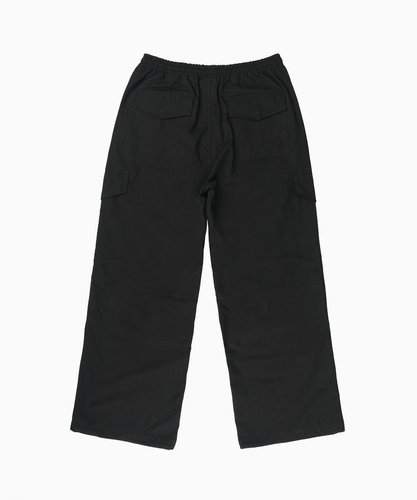 Bibeodeu Long Horn Cargo Pants [Black]