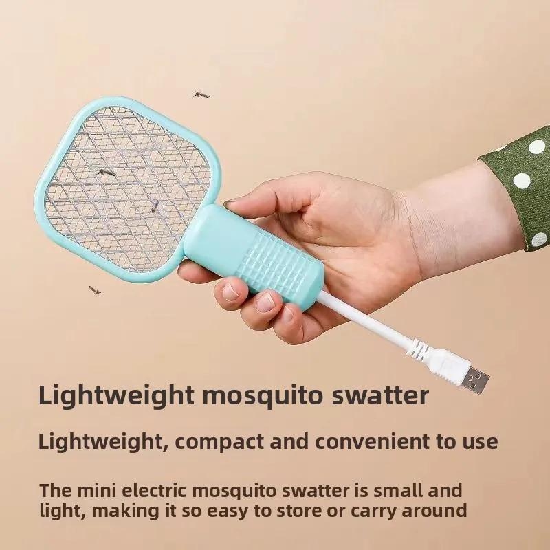 Household Usb Purple Light Mosquito Killer Lamp Electric Mosquito Swatter Trap and Kill Mosquitoes Outdoor Picnic Portable Car