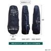 FIELDOOR Golf bag easy to put on and take travel delivery 48 caddy bag YKK PVC slip pocket heavy 600D ripstop airplane storage storage x cover, off,