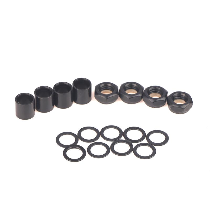 16Pcs Skateboard Longboard Bearing Spacers Washers Hardware Screws Mounting M8 Bolts Set Four-Wheeled Skateboard Accessories