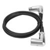 XLR Male to Female Cable 3 Pin Silver Plated Right Angle Noiseless Lossless XLR Sound Cord for Microphone Speaker 4.9ft