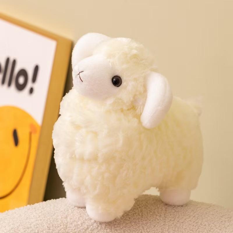 Latest Dudu Mianyang Goat Stuffed Plush Toy, Cartoon Anime Cute Pillow, Children's Birthday Gift, Fun Doll