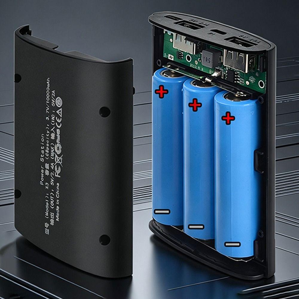 Solder-Free Power Bank Charger Shell Detachable Charging Case New Battery Pack Assembly