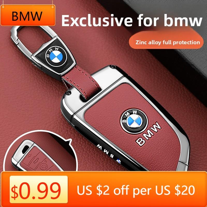 BAGG9 Car Sticker For BMW 1 3 5 7 Series X1 X3 X4 X5 F10 F15 F16 F20 F30 F18 F25 M3 M4 E34 Key Case Cover Alloy Shell Holder Keychain