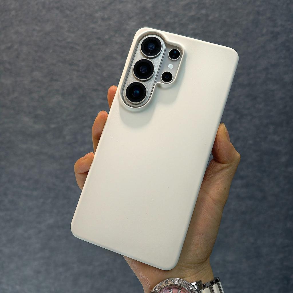 Hard PC Frosted Borderless Case for Samsung Galaxy S26 S25 S24 Ultra S23 FE S22 Plus A55 A56 A54 A15 A16 Matte Ultra Slim Cover
