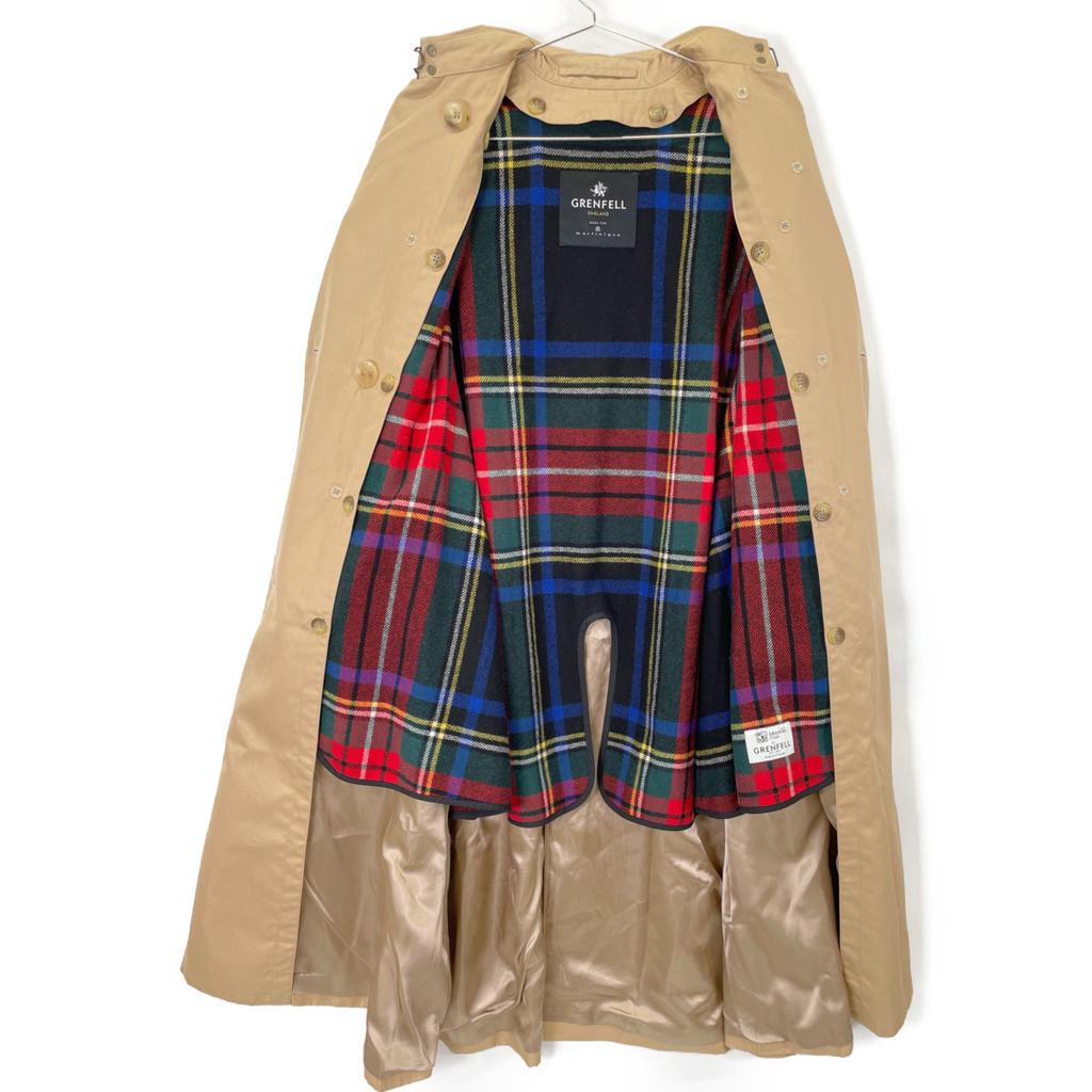 GRENFELL x Martinique Richmond 2 Trench Coat coat 38 beigeUsed