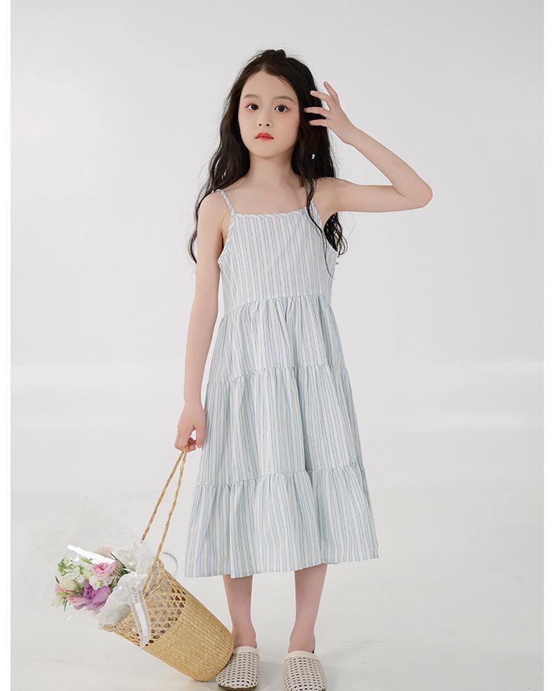 You Jia Meng Girls' Summer Sleeveless Princess Dress - Two-Piece Set