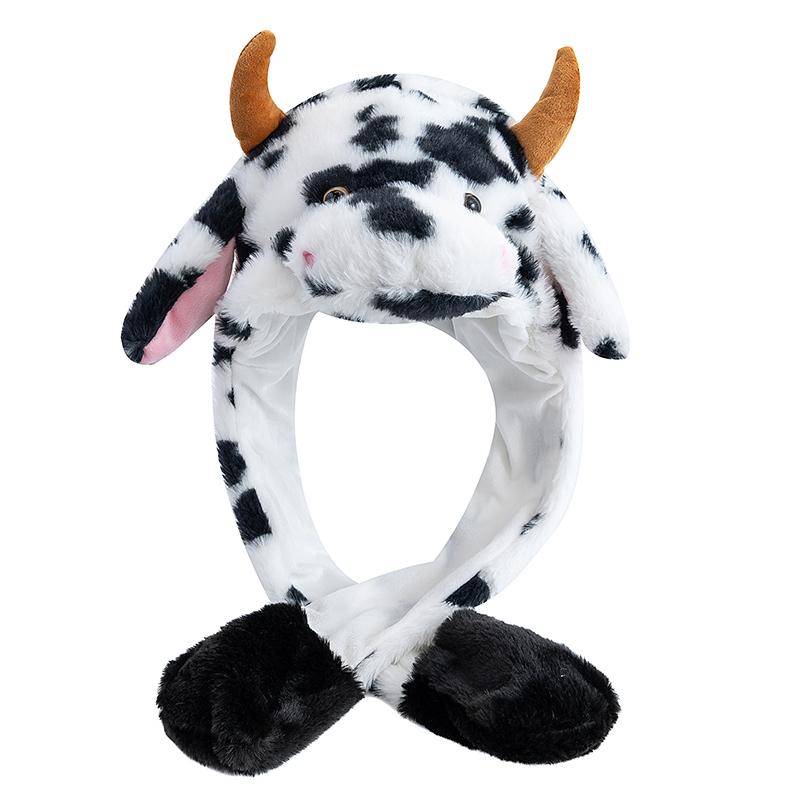

Новий Стиль Унісекс Смішний Капелюх з Вухами Різний Тваринний Стиль Парний Милий Капелюх з Рухомими Вухами Чоловічий Жіночий Заячі Вуха Зимові Милі Капелюхи 55cm-60cm