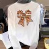 (Asian Size) Plaid Tree Cute 90s Graphic Tee Women Print T Shirt Christmas New Year Autumn Winter Casual Fashion Top Clothing Long Sleeve T-shirts