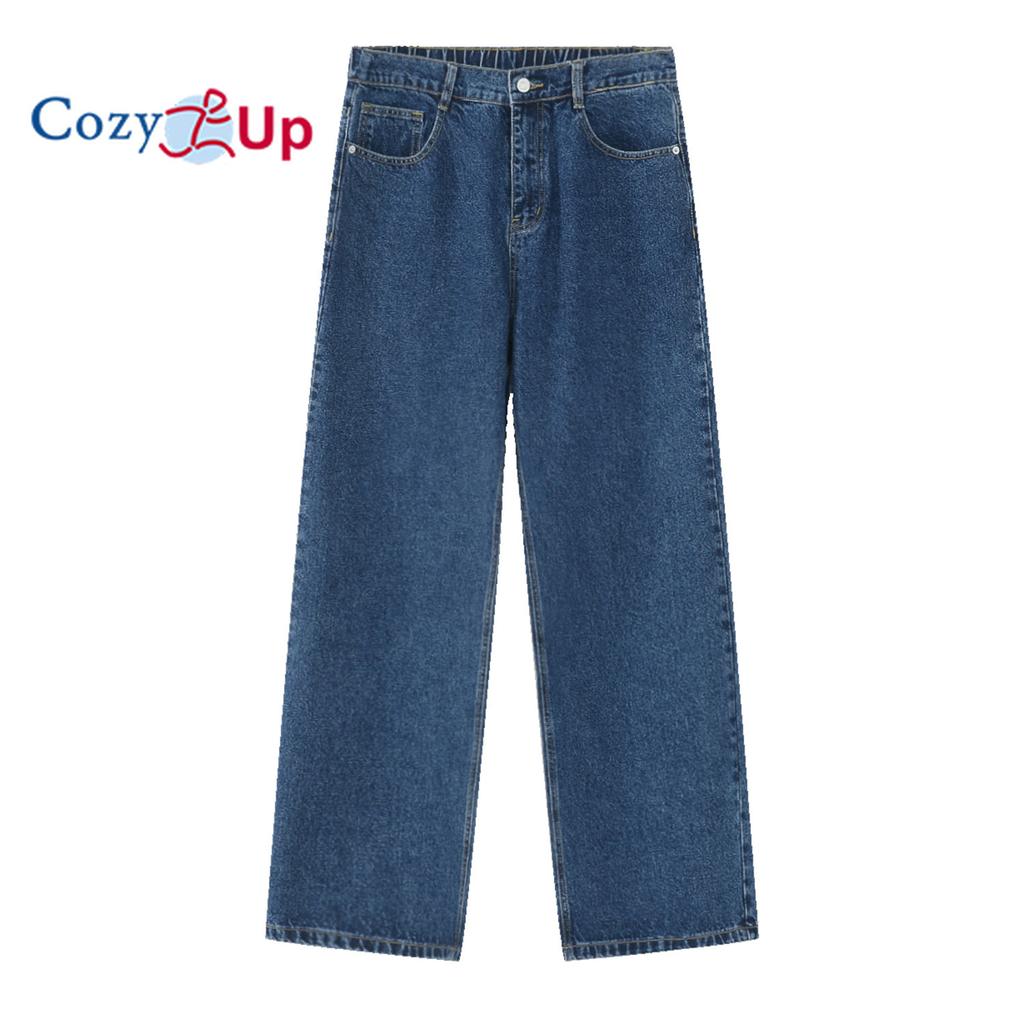 Kos deg Herre Baggy Jeans Løs Passform Vide Ben Denim Bukser Skateboard Hip Hop Streetwear Bukser