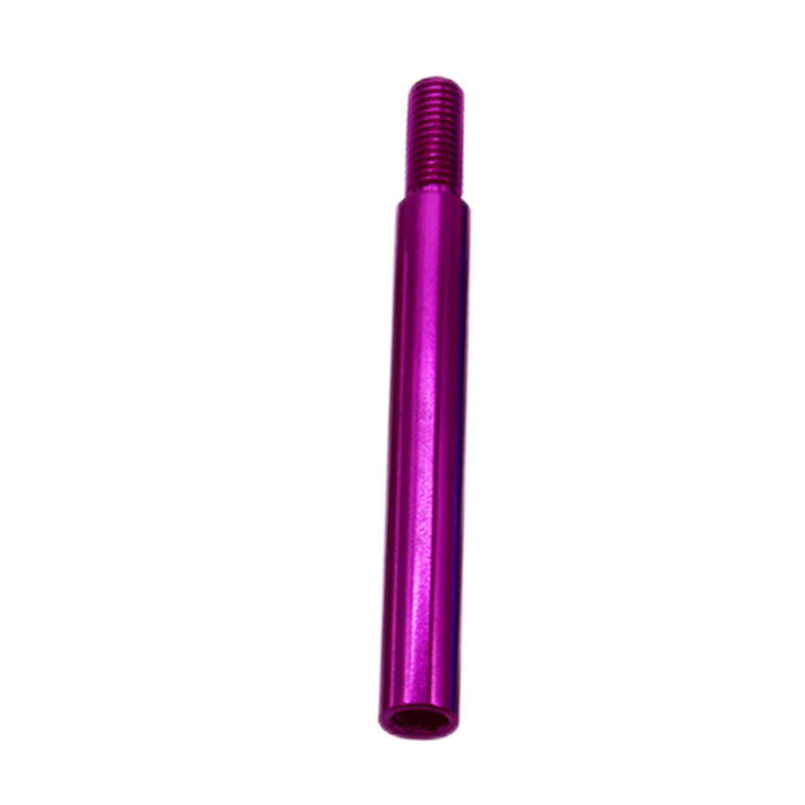 Short Car Gear Shifter Lever Aluminium Alloy Manual Shift Extension Stick Knob for Honda Civic EG EK DC фиолетовый