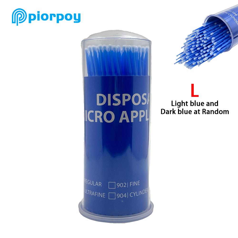 

PIORPOY Dental Micro Brush Disposable Micro Brush Applicators Bendable Long Shank Dentistry Oral Teeth Whitening Extension Tools