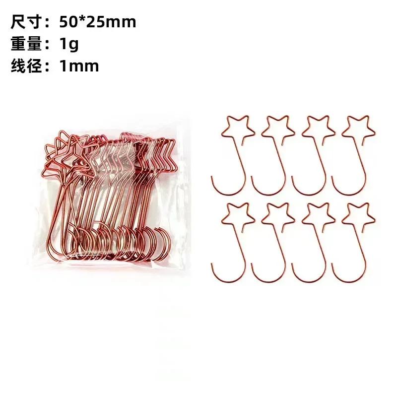 20 Stück S-förmige Haken Weihnachtshaken Weihnachtsbaum Dekorationszubehör zum Aufhängen von Weihnachtsgeschenken Heimaufbewahrungsorganisator