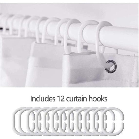 Feelyou Pink Bow Bath Curtain for Kids Boys Girls 72"x72" Cute Dreamy Princess Style Shower Curtain Waterproof Bow Pattern Bathroom Shower Curtain