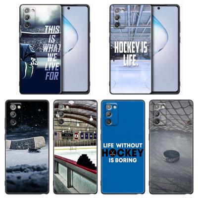 Hokejový Pool Sport Samsung Galaxy A91 A73 A72 A71 A53 A52 A7 M62 M22 M30s M31s M33 M52 F23 F41 F42 5G Měkký Černý Kryt na Telefon