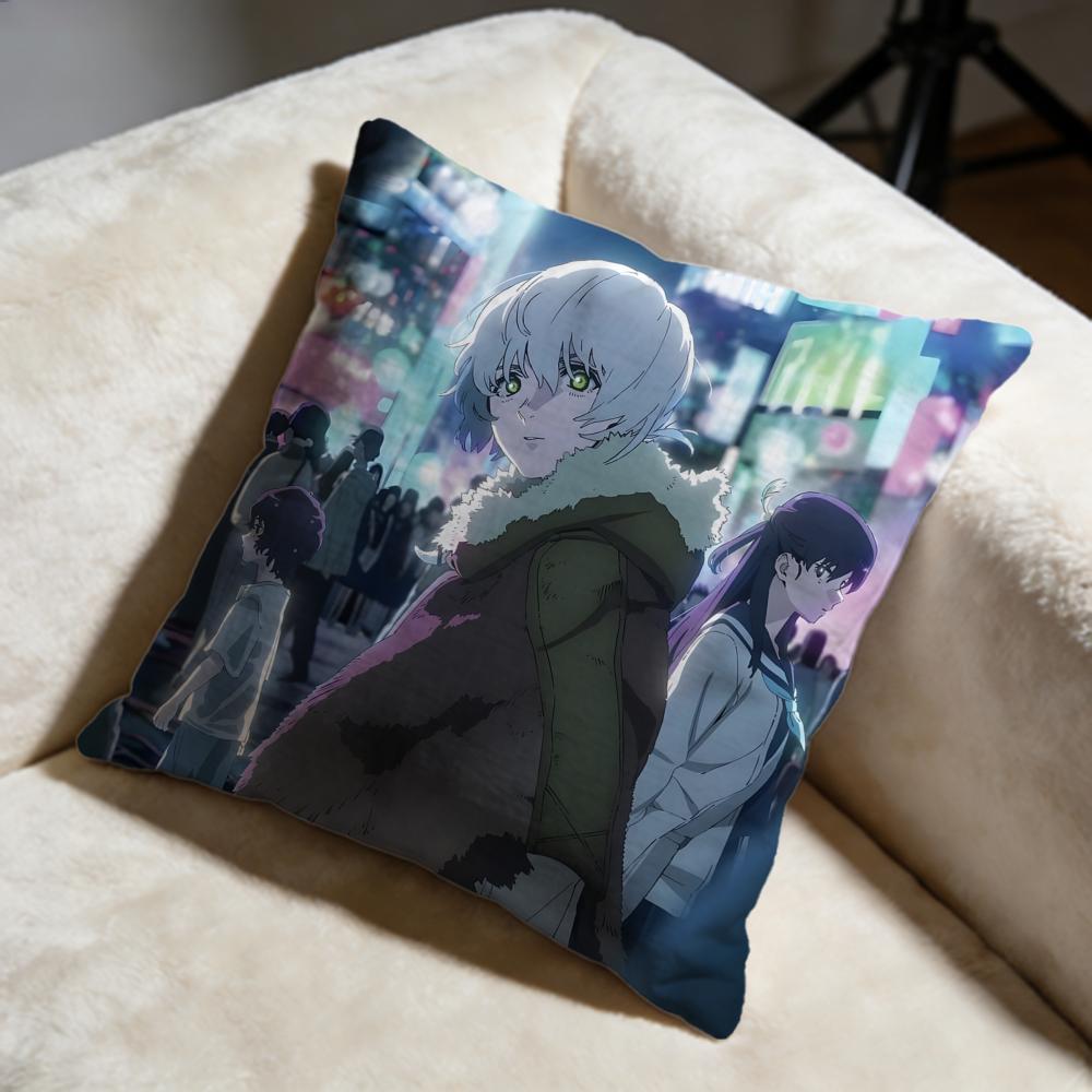 Hot TTo Your Eternity Season 3ing Cushion Cover Soft Decorative Pillow Case Suitable for Bedroom Sofa Car Travel Use