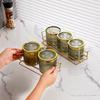 Seasoning Seasoning Box Home Kitchen High-end Integrated Multi-grid Seasoning Jar Light Luxury Salt MSG Seasoning Fragrance Storage Box