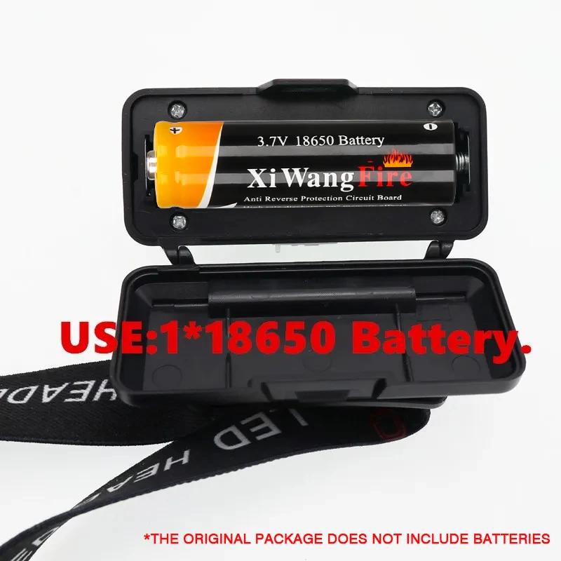 Mini LED Strong Light Headlight USB Charging Waterproof Outdoor Camping Night Fishing Long Range Headlight Wearing Light